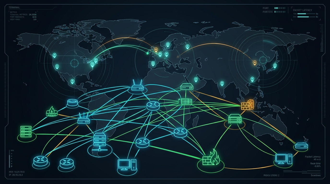 NastyMap - Interactive Network Topology, GeoIP, Diffing & Threat Visualization for Nmap