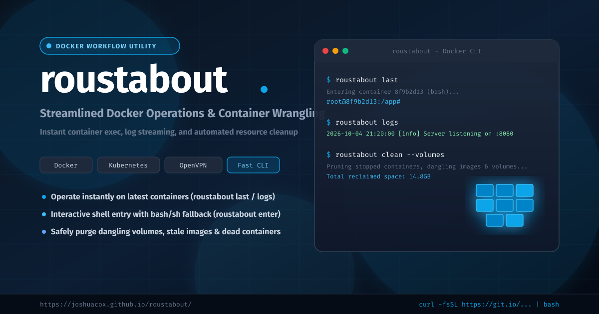 roustabout - Streamlined Docker Operations & Container Wrangling