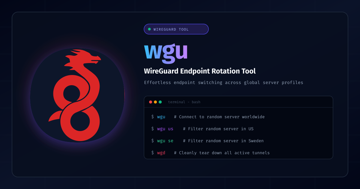 wgu - WireGuard Configuration Assistant and Rotation Tool
